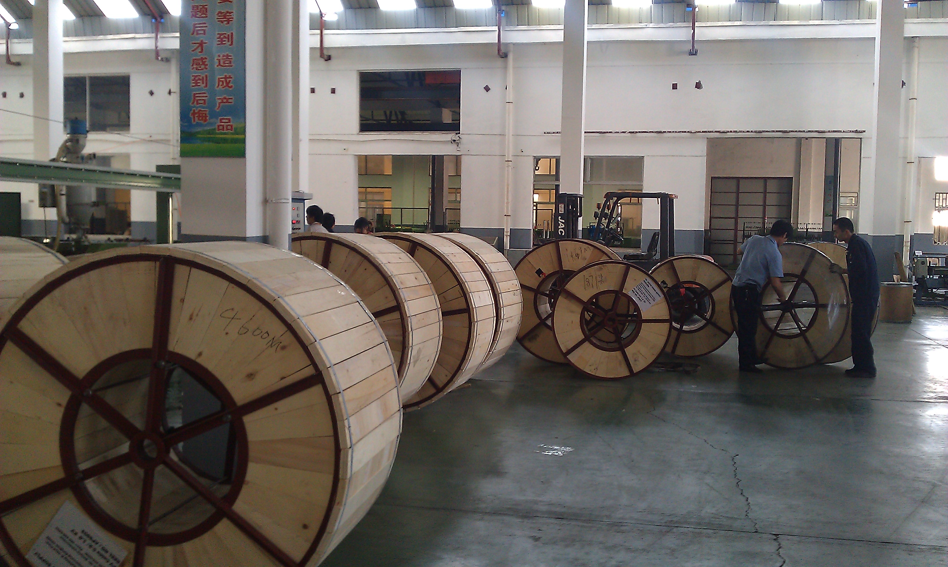 大型光伏电缆的出口包装